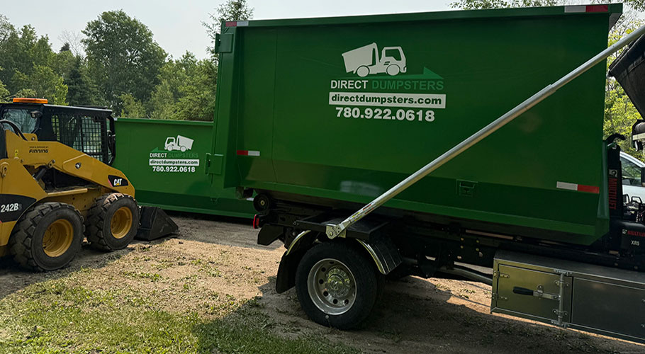Sherwood Park's Direct Dumpsters is happy to help you declutter your residential property in Sherwood Park or anywhere in and around Edmonton.