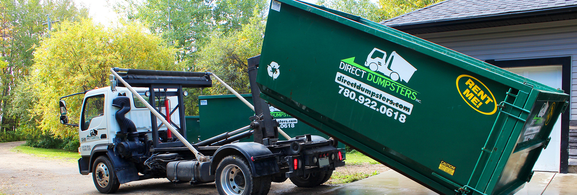 Direct Dumpsters offers different sizes of Garbage Bins